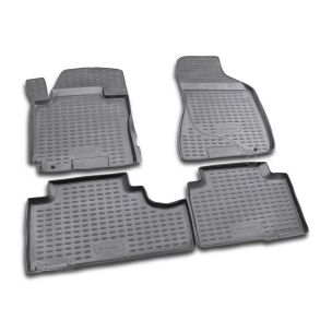 Gummimtte st med kant - KIA Sportage 2004-2010 4 stk.