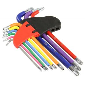 Torx st T10-T50 - Kraftig vanadium stl - Universal 9 dele