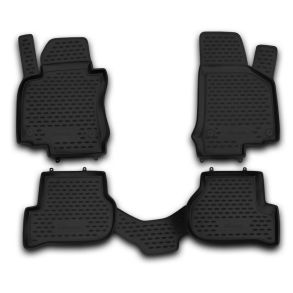 Gummimtte st med kant - Seat Leon / Skoda Octavia / VW Jetta / VW Golf V & VI / VW Scirocco 2003->