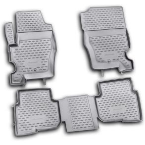 Gummimtte st med kant - LAND ROVER Discovery IV 2010->2014 4 stk.