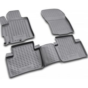 Gummimtte st med kant - LAND ROVER Range Rover Evoque, 2011->, 4 pcs.