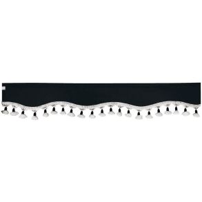 Forrude gardin til lastbil - Sort universal - 240x18 cm