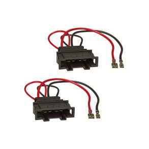 Hjttaleradapterstik - Seat / Skoda & VW - 2 stk
