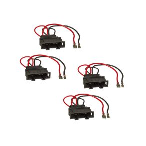 Hjttaleradapterstik - Seat / Skoda & VW - 4 stk