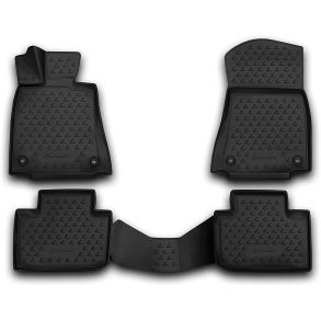 Gummimtte st med kant - LEXUS IS250 2013-2015 2015-> 4 stk.