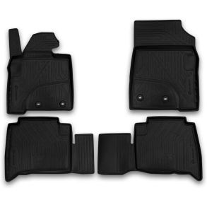 Gummimtte st med kant - LEXUS LX450 2015-> 4 stk.