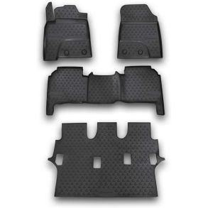 Gummimtte st med kant - LEXUS LX570 2012 -> 7-sdet 4 stk.