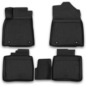 Gummimtte st med kant - LEXUS ES 2015-> 4 stk.