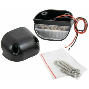 Nummerpladelygter LED - Universal 12-24V - 2 stk lygter (1 s�t)