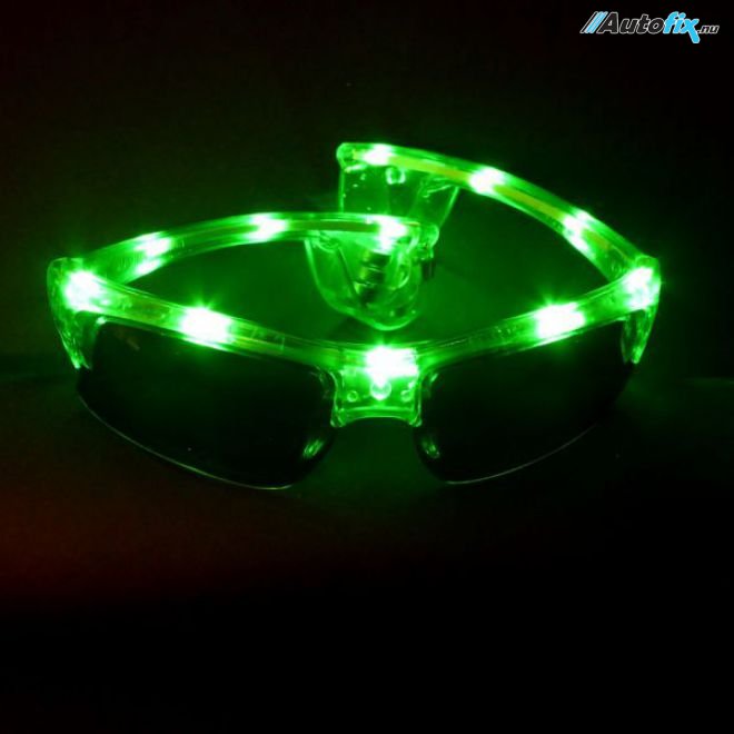 LED Solbriller Party Briller - 4 Farver - ApS