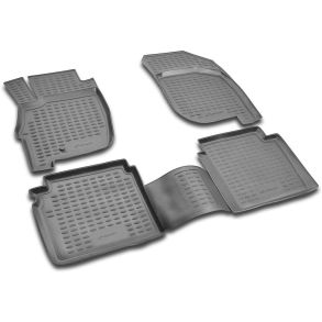 Gummimtte st med kant - MITSUBISHI Galant 2004-> 4 stk.