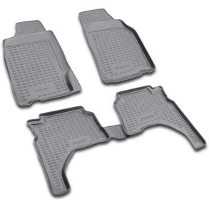 Gummimtte st med kant - MITSUBISHI L-200 1996-2005 4 stk.