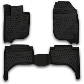 Gummimtte st med kant - MITSUBISHI L200 2015-> 4 stk.