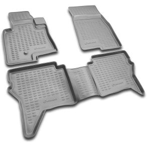 Gummimtte st med kant - MITSUBISHI Pajero IV (V80) 3-drs 2006 -> 4 stk.