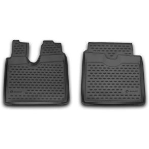 Rubber mat set with edge - MAN TGA XL 2012-> 2 pcs.