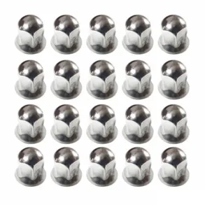 Mtrikskjuler til lastbil - Krom Plast 32 mm - 20 stk