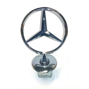 Stjerne til Mercedes motorhjelm - Original Mercedes - Slv