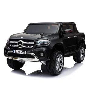 Elbil til b�rn - Mercedes X-Class Sort - Med fjernbetjening, lys, lyd & 4x4 