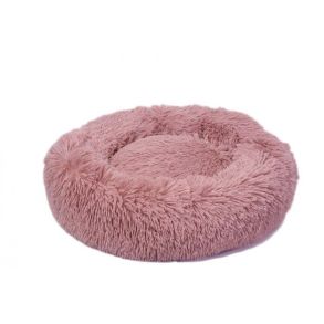 Donut hundeseng Pink - Ultra bl�d model - Str. L (�. 80 cm)