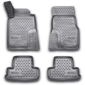 Gummimtte st med kant - FORD Mustang 2010-2013 4 stk.