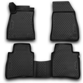 Rubber mat set with edge - NISSAN Sentra 2014-> 4 pcs.