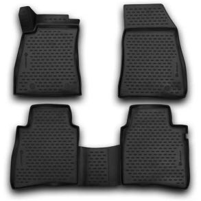 Gummimtte st med kant - NISSAN Tiida 2015-> 4 stk.
