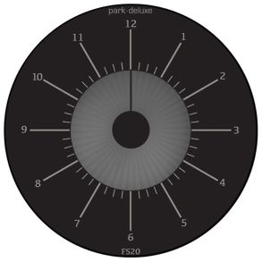 Park Deluxe - Elektronisk P-Ur Sort - (FS20)
