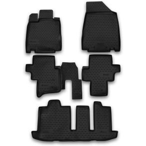 Gummimtte st med kant - NISSAN Pathfinder 2014-> 5 stk.