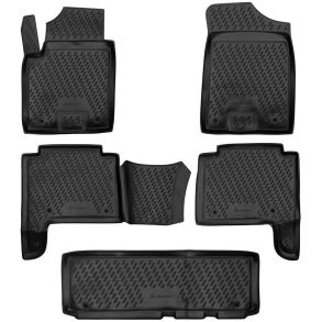 Gummimtte st med kant - NISSAN Patrol 2010-> 5 stk.