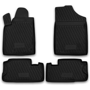 Gummimtte st med kant - PEUGEOT Partner 1996-> 4 stk.