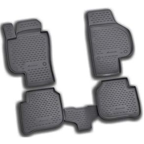 Rubber Mat Set with Edge - Skoda Superb Year 2008-2015
