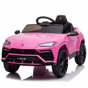 Elbil til b�rn - Lamborghini Urus Lyser�d - Med fjernbetjening, LED lys & horn