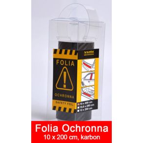 Kantbeskytter Carbon Folie - Str. L. 200 X B. 10 cm