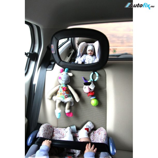 Babyspejl Lux - TULOKO Baby Car Mirror Til Nakkenstøtten - Overvågningsspejl - Autofix.nu