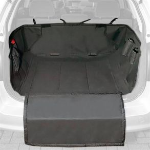 Bagagerumsdkken til hunde - Vandtt Polyester inkl. lommer til opbevaring - Ml 100x90x44 cm