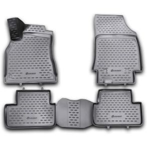 Gummimtte st med kant - RENAULT Fluence 2009-> 4 stk.