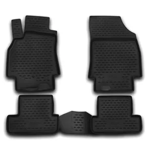 Gummimtte st med kant - RENAULT Megane Coupe 03/2010-2015 4 stk.