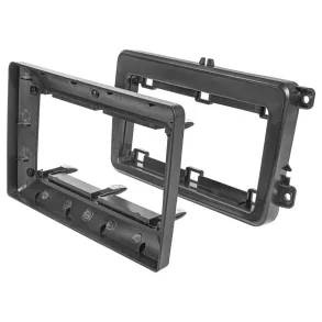 Radioramme til 9 tommer autoradioer - VW / Seat / Skoda 2003-> Sort