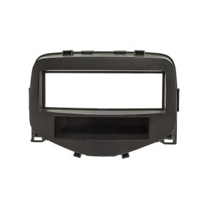 Radioramme 1DIN - Sort Antrasit - Toyota Aygo, Peugeot 108& Citroen C1 rg. 2014->