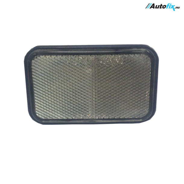Rektangulr Refleks - Hvid 100 X 60 mm - Selvklbende
