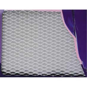 Aluminiumsgitter Universal - Grill Mesh - Slv 33x100 cm