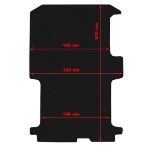 Bagagerumsmtte - Opel Vivaro / Nissan Primastar / Renault Trafic (kort akselafstand) rg. 2001->