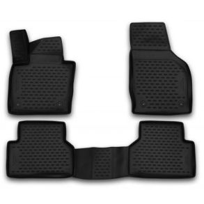 Rubber mat set with edge - AUDI Q3 10/2011-10/2018
