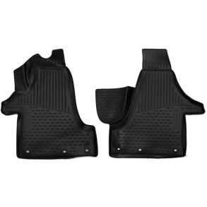 Rubber mat set with edge - VW Transporter T6 2015->