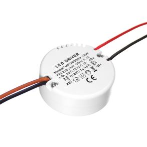 Transformere Til Indbygning - 230VAC /12VDC - 1.000mA - 12W (rund)