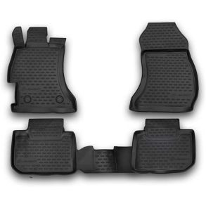 Gummimtte st med kant - SUBARU XV 2012-2016 4 stk.