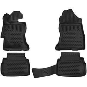 Gummimtte st med kant - SUBARU XV 2017-> 4 stk.