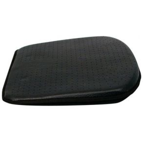 Skrpude / Kilepude Luxury Cushion - Sort PU-Lder - Ml 40x40x6/2 cm