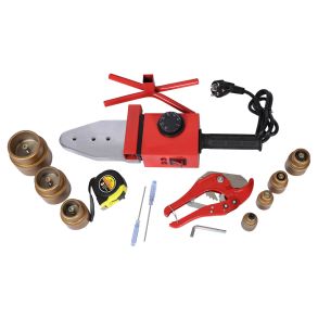 Plastik PE-rrsvejsemaskine  - 230V / 2000W - Inklusive 7 varmedorne 16-63 mm & Tilbehr