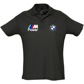 BMW M-Power Polo Sort - Str. S